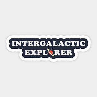 Intergalactic Explorer Sticker